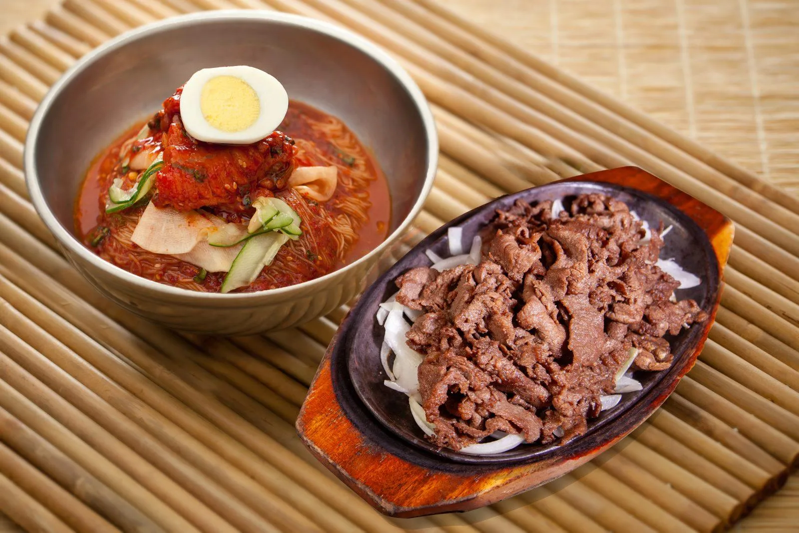 Bulgogi (Combo Set) + Naengmyeon / Kimchi Jjigae / Doenjang Jjigae