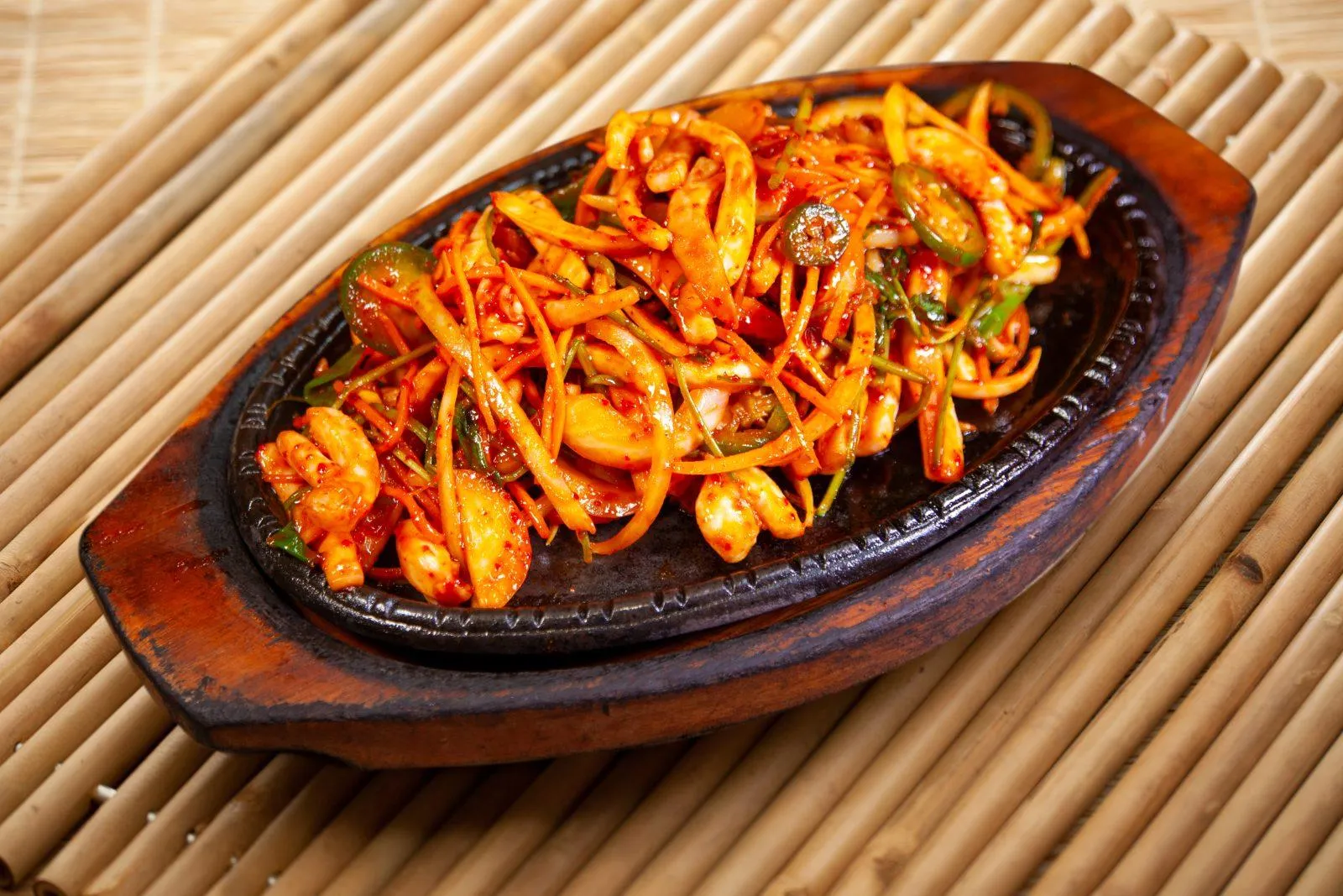 Spicy Stir-Fried Squid